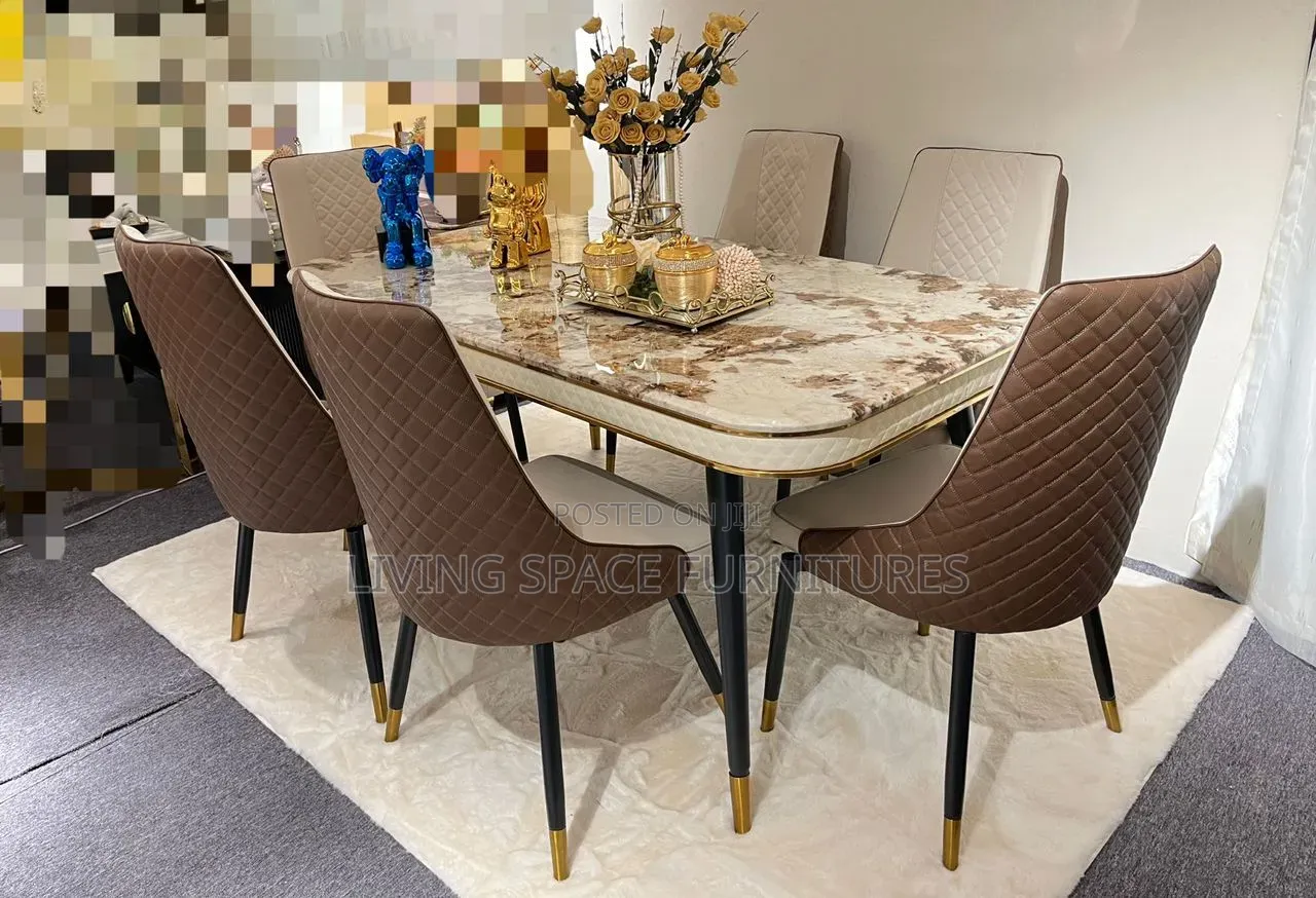 Quality Marble Dining Set by 6Seaters