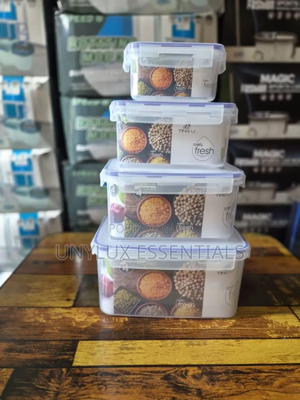 4in1 Microwave Safe Food Storage Box