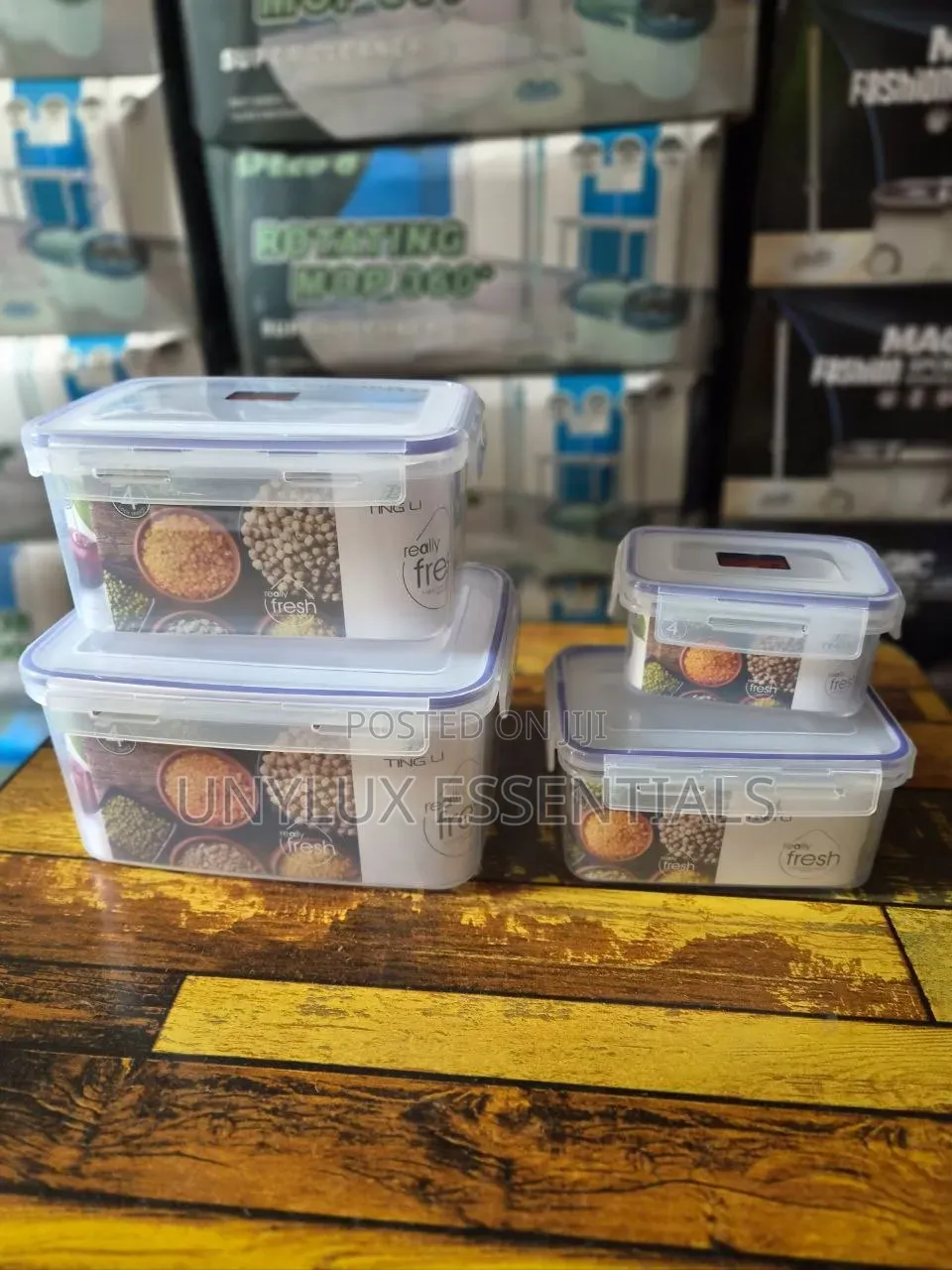 4in1 Microwave Safe Food Storage Box