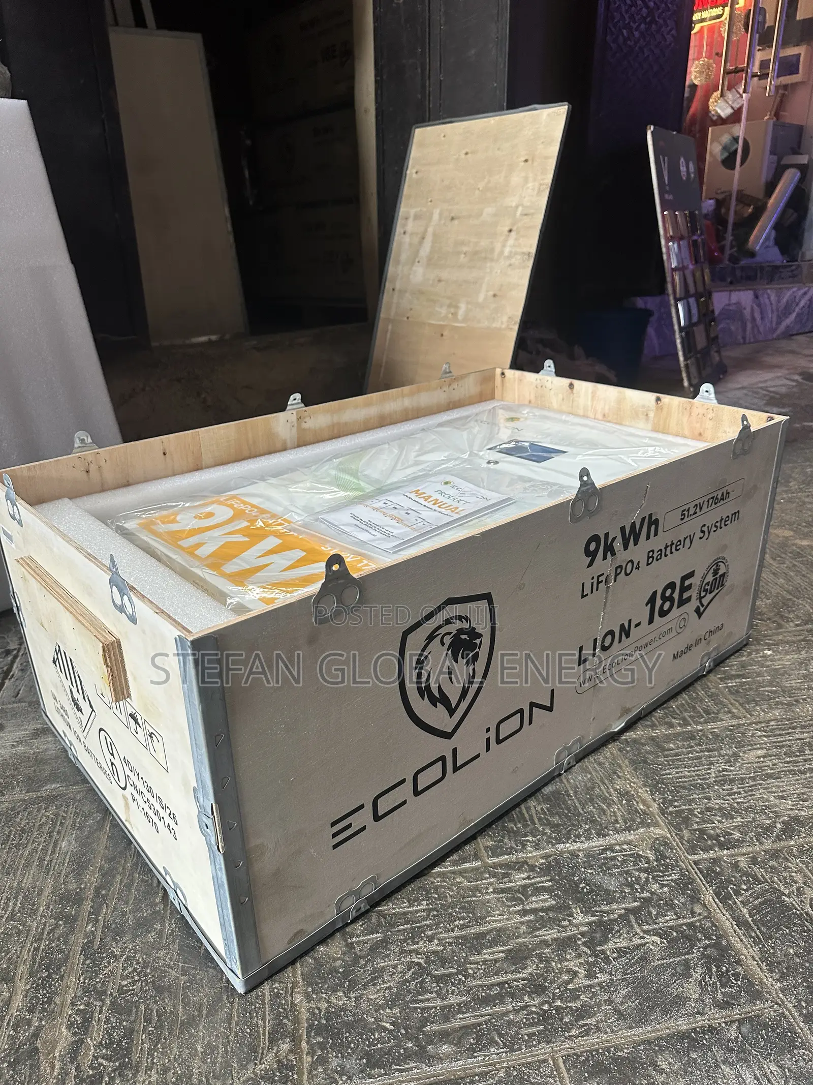9kwh .51.2v Ecolion Littium Battery