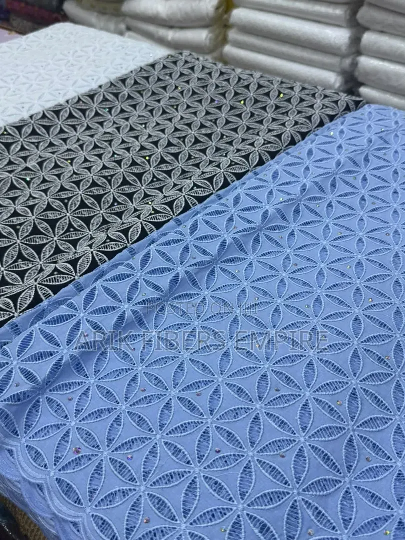 Exclusive Unisex Swiss Voile Lace