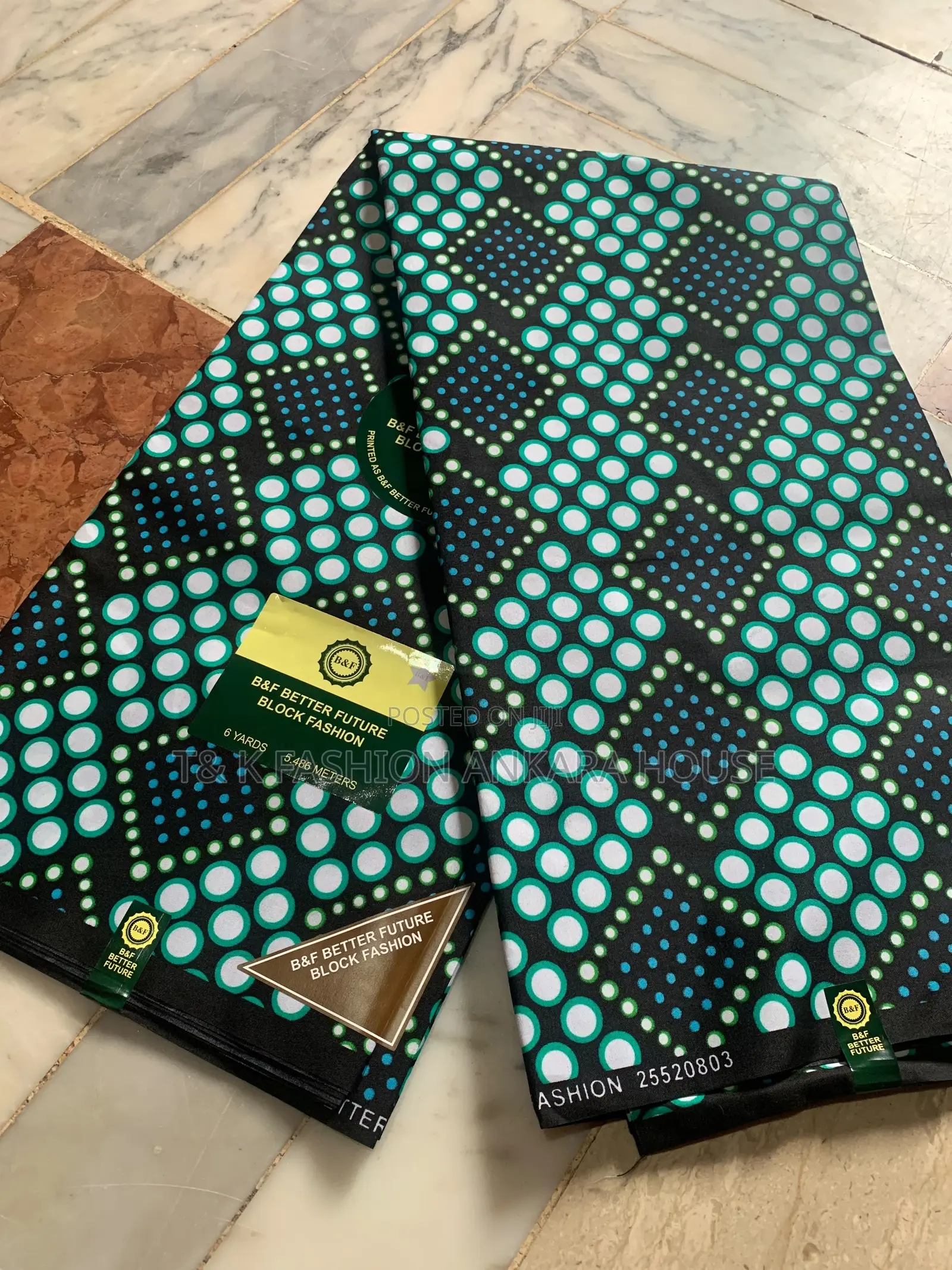 B&F Better Future Block Fashion Ankara, 6 Yards