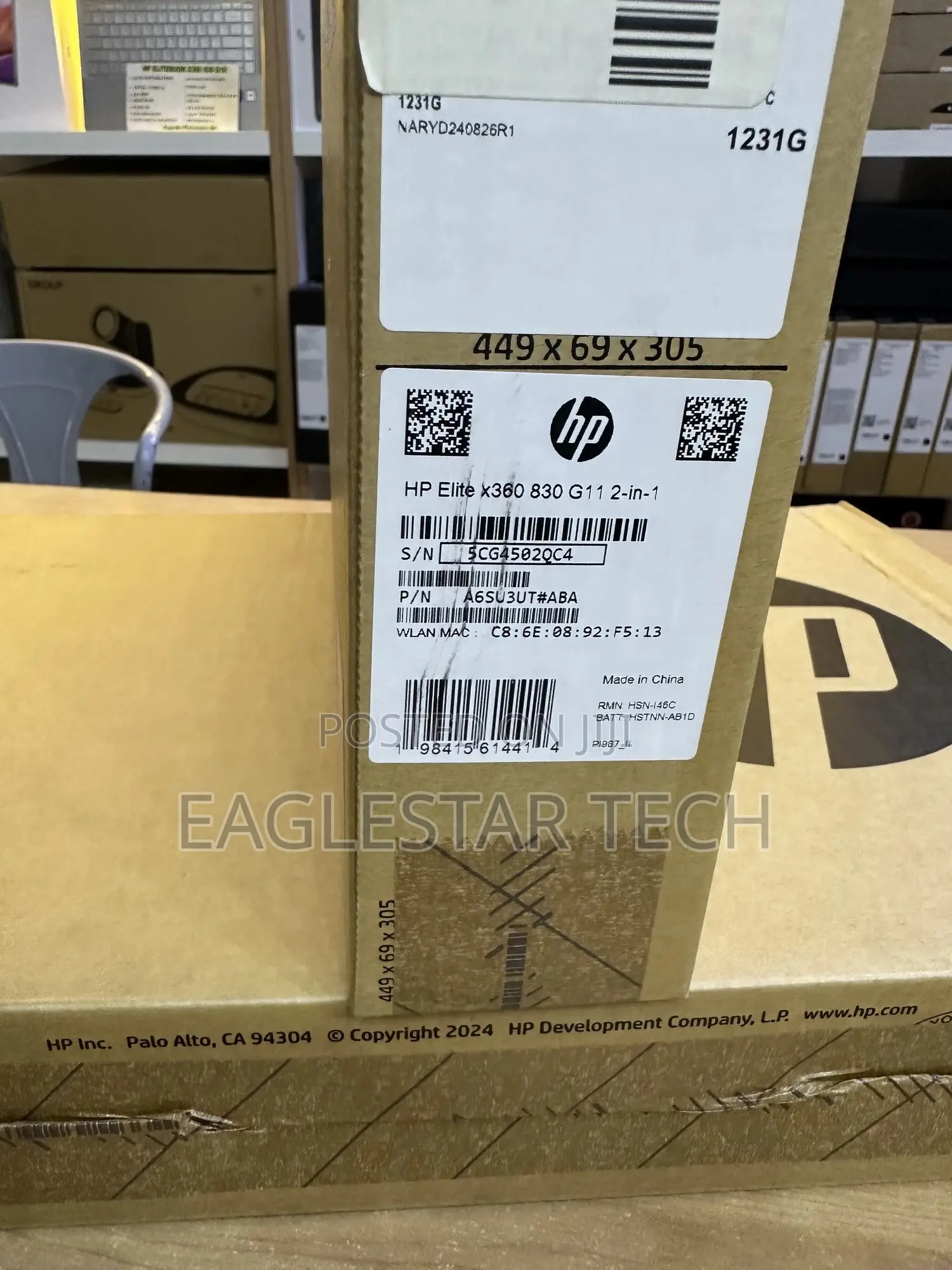 New Laptop HP Elitebook 830 G11 16GB Intel Core Ultra 7 SSD 512GB