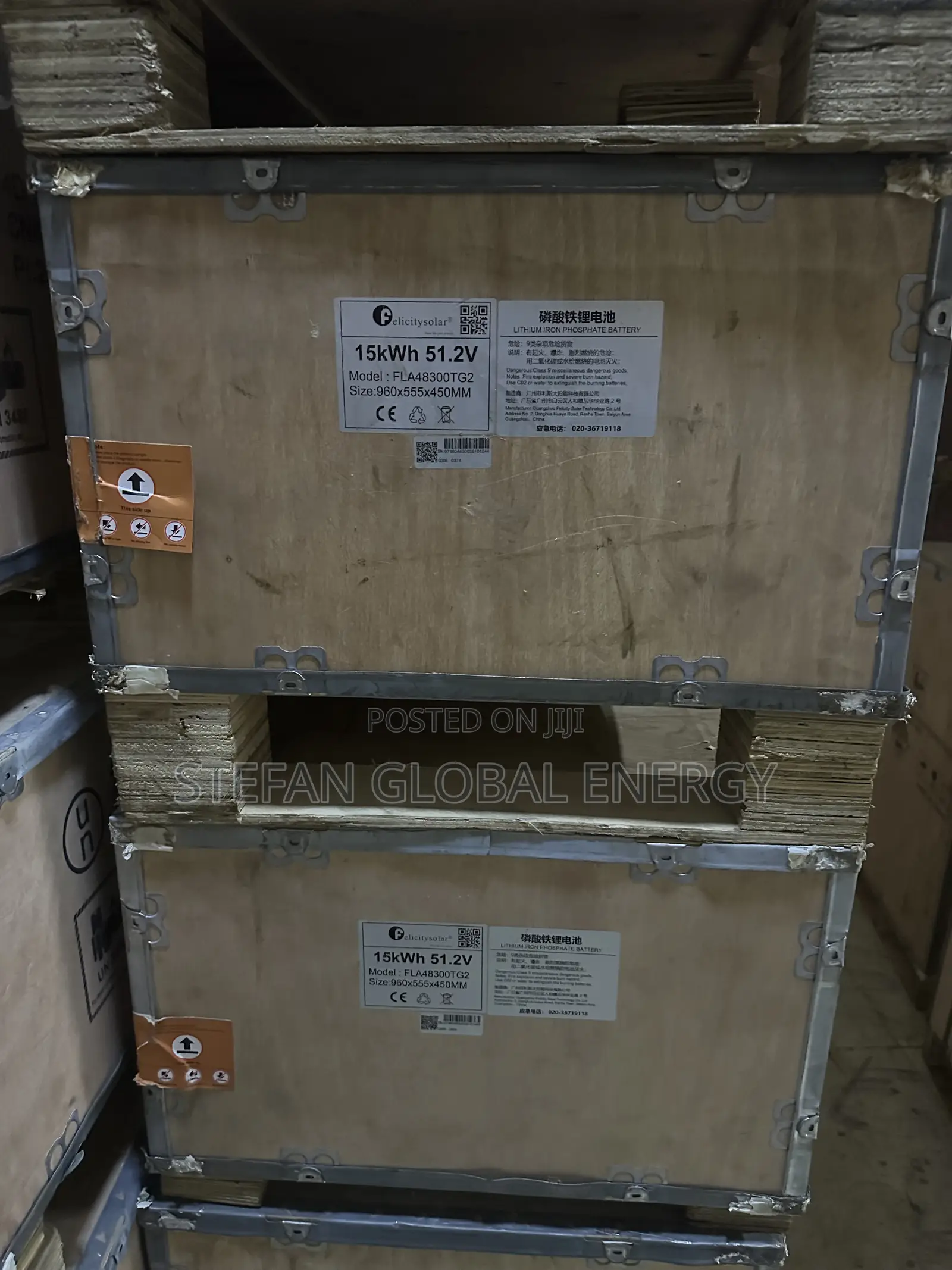 15kwh .51.2v Felicity Ion Lithium Battery Fla