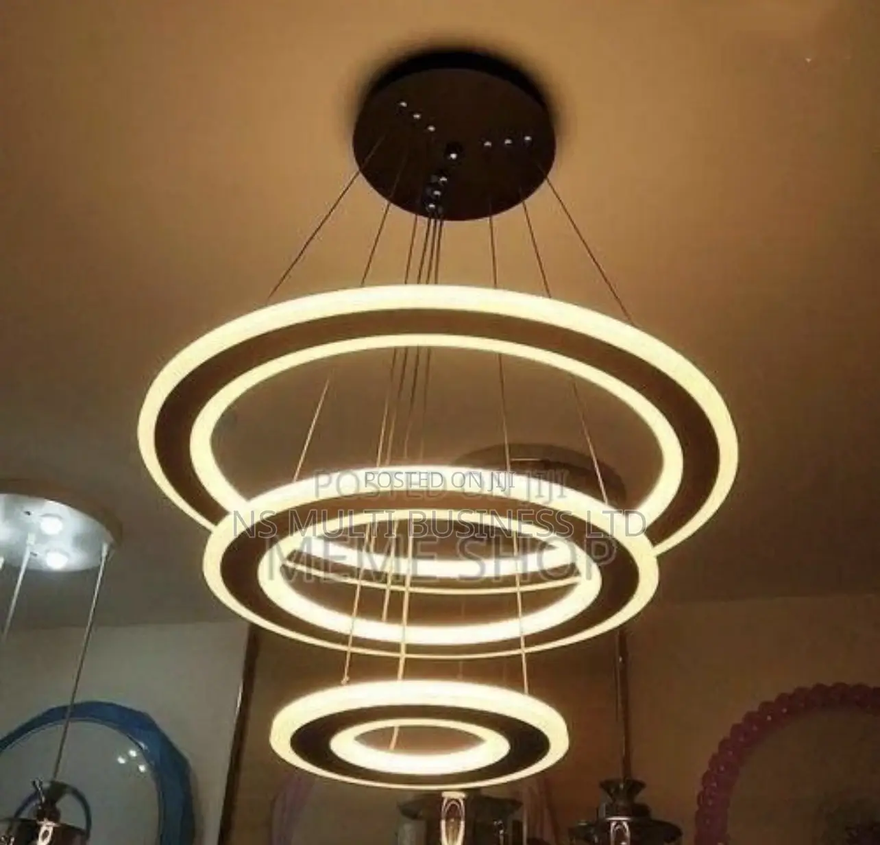 Three Ring Chandelier