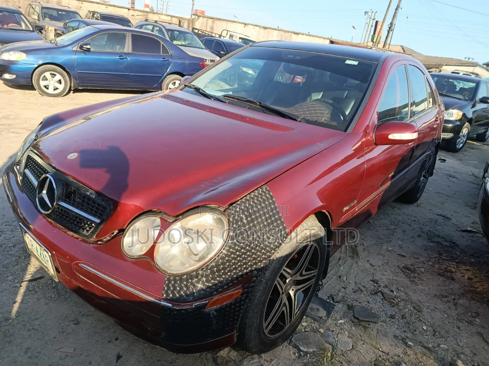 Mercedes-Benz C240 2004 Red