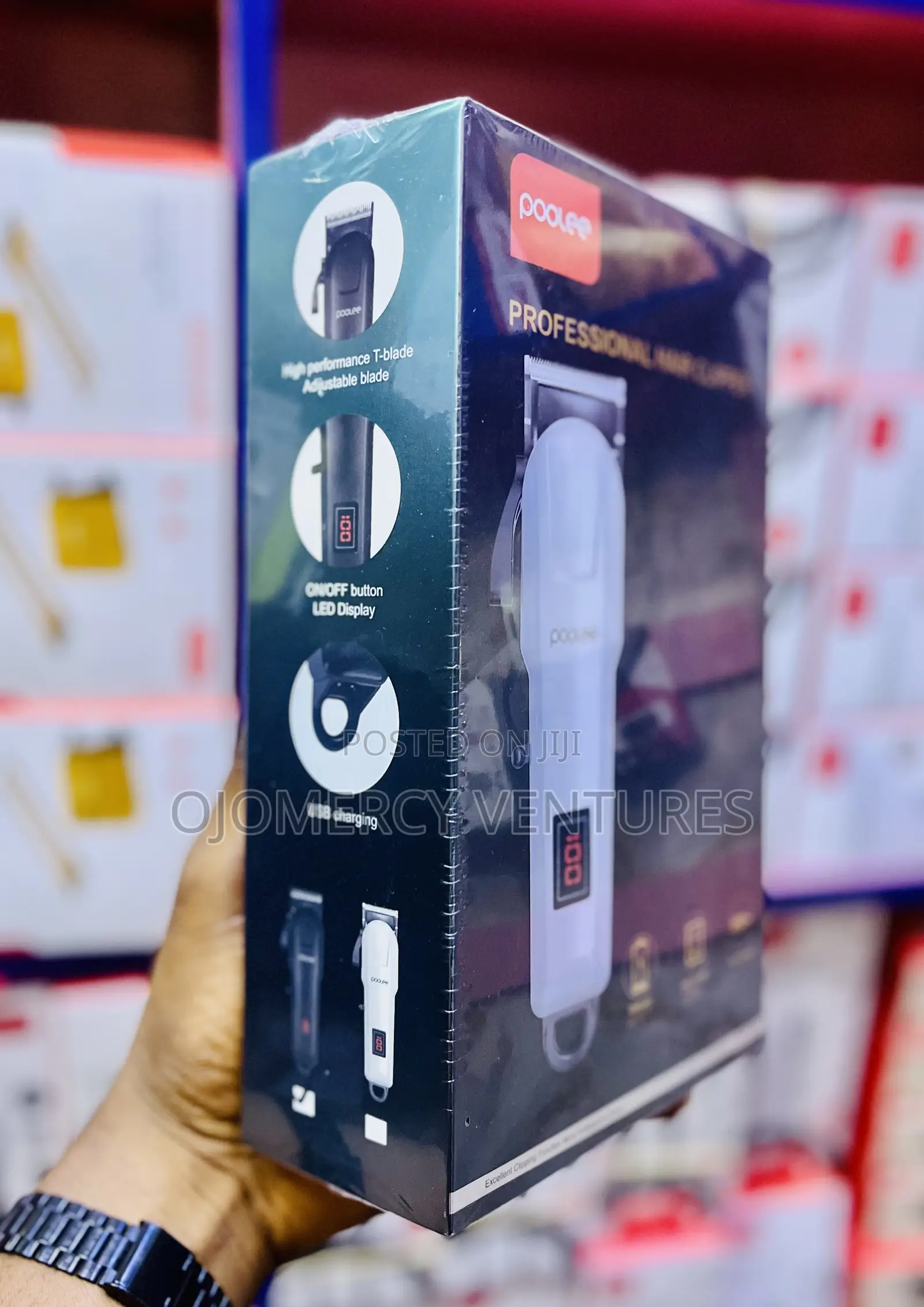 POOLEE Smart Rechargeable Professional Hair Clipper.
