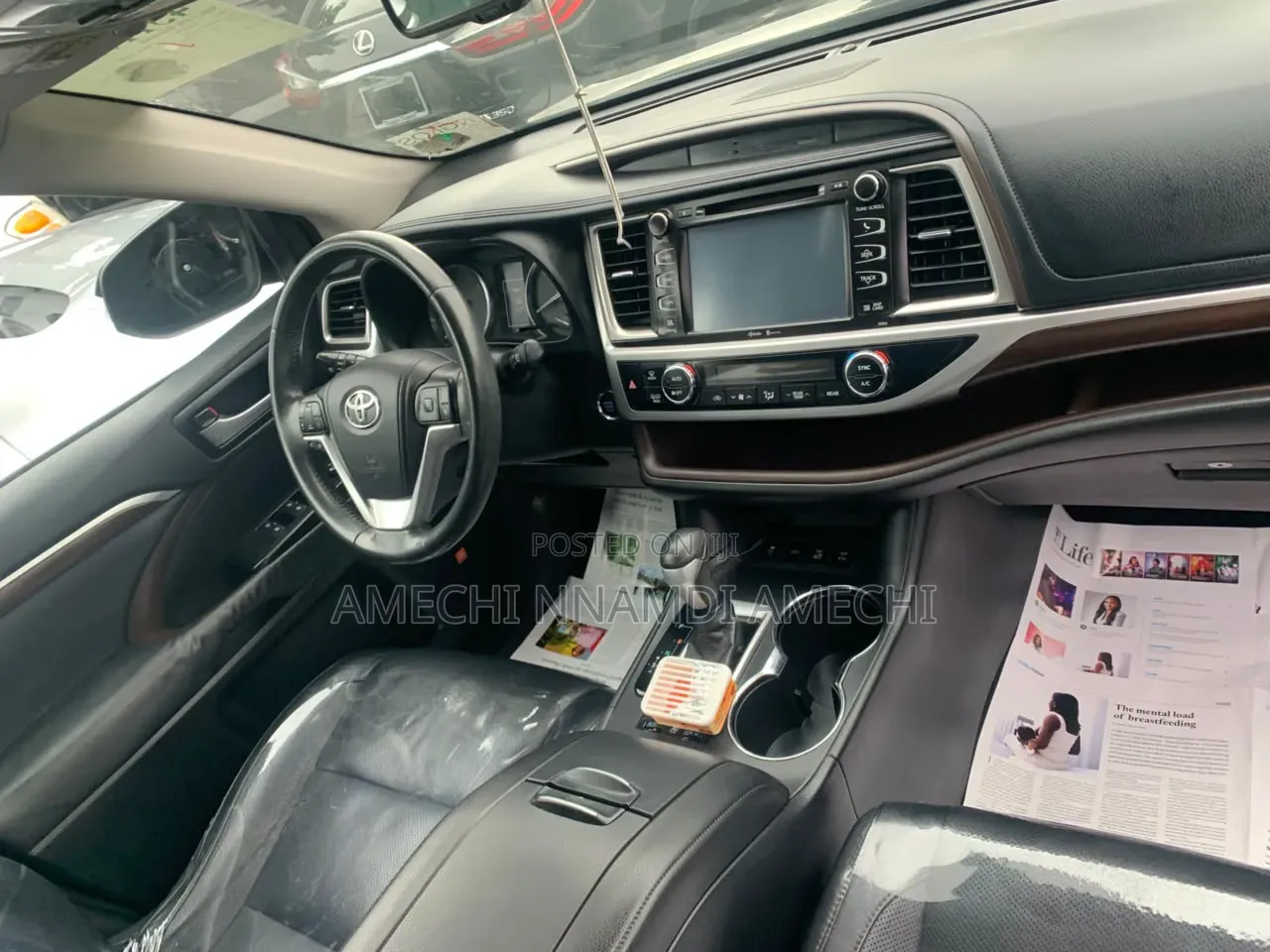 Toyota Highlander Limited 4dr SUV AWD (3.5L 6cyl 6A) 2015 Black
