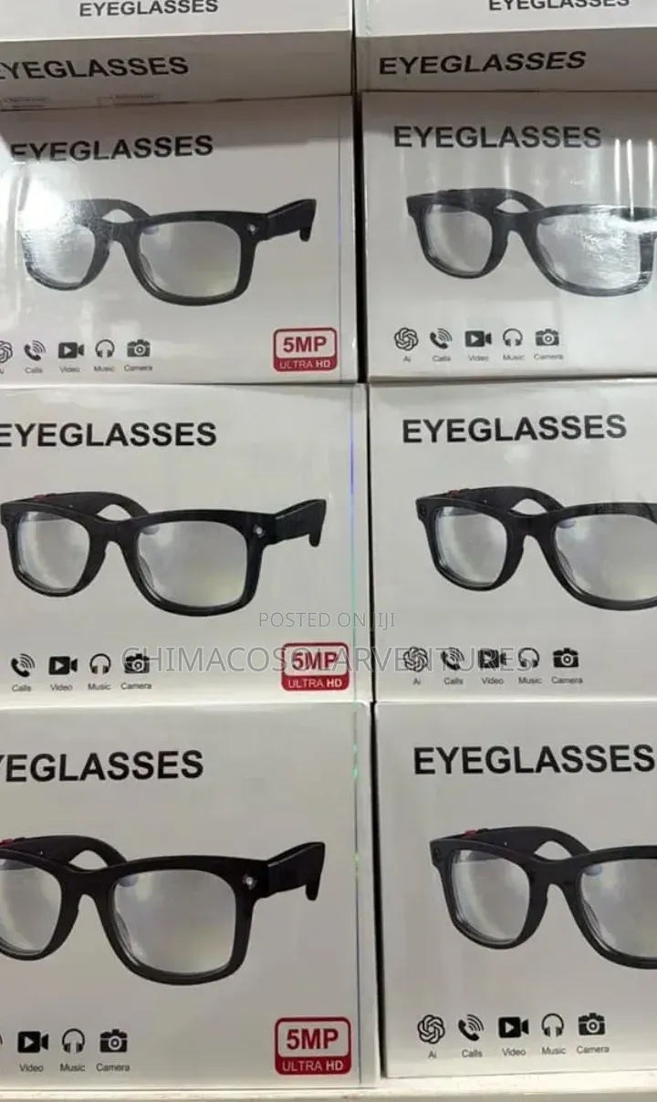 All-in-One Smart Eyeglasses (5MP Camera + Music + Calls