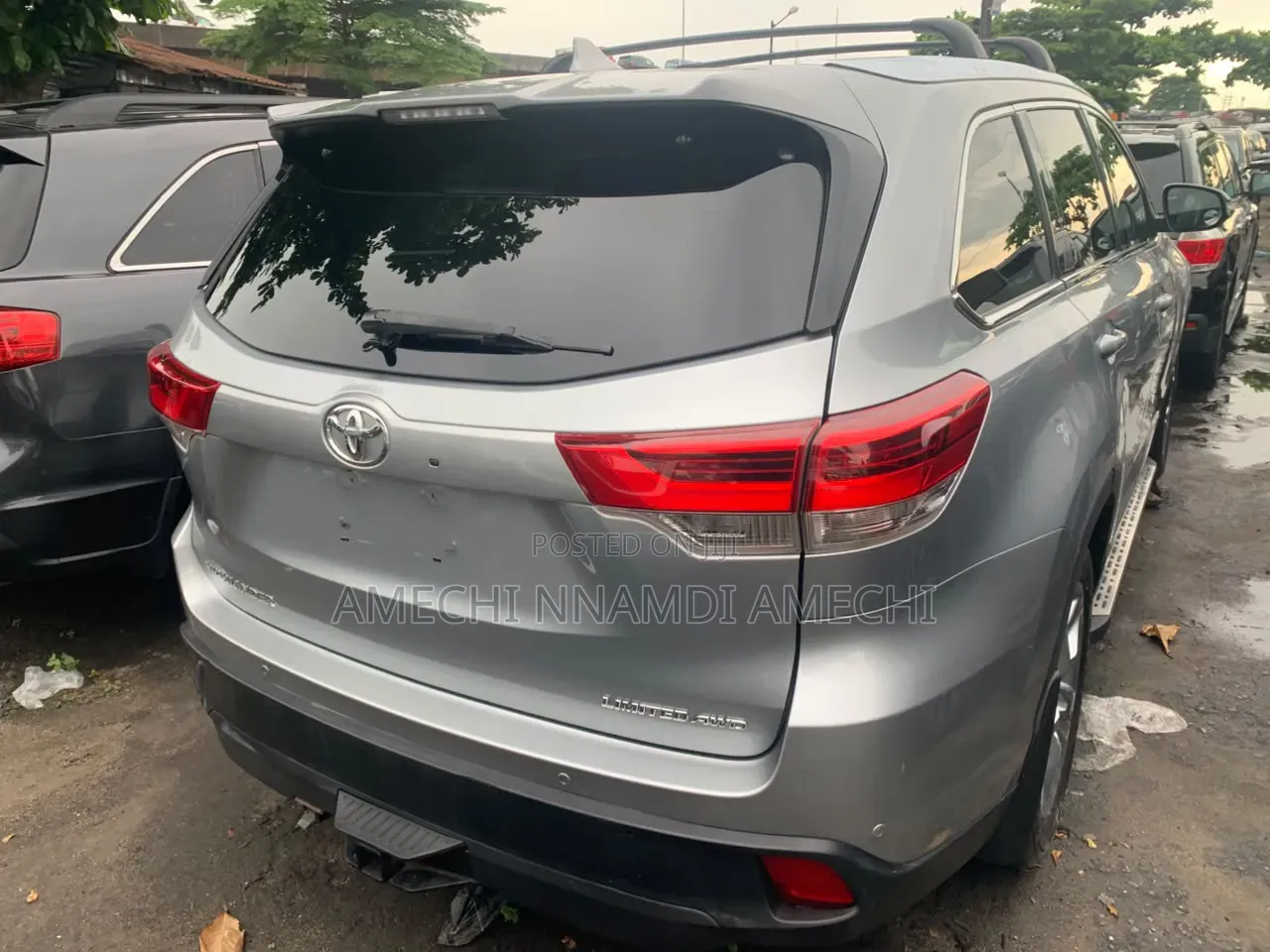 Toyota Highlander Limited V6 4x4 (3.5L 6cyl 6A) 2016 Silver