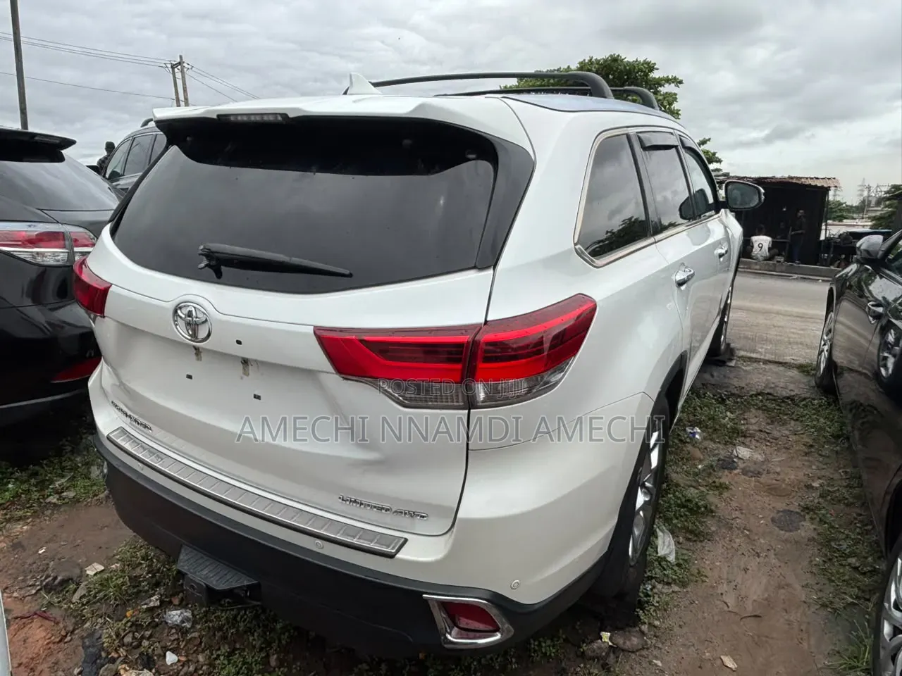 Toyota Highlander Limited V6 4x4 (3.5L 6cyl 6A) 2016 White