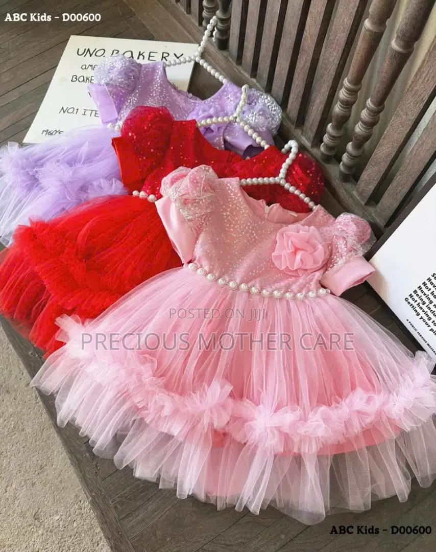 Quality Ball Gown for Girl Lielac Color and Pink Available