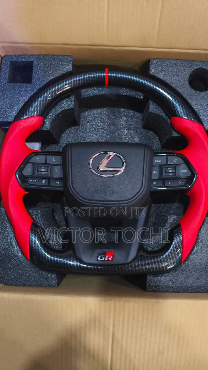 Lexus Carbon and Red Upgrade Steering Wheel