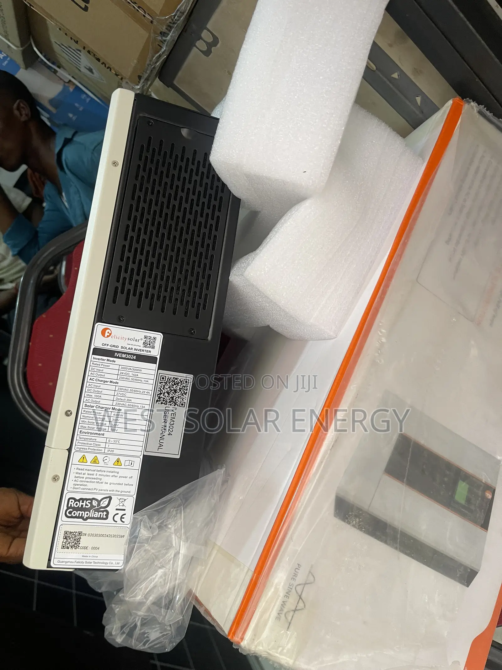 3kva 24V Felicity Hybrid Solar Inverter