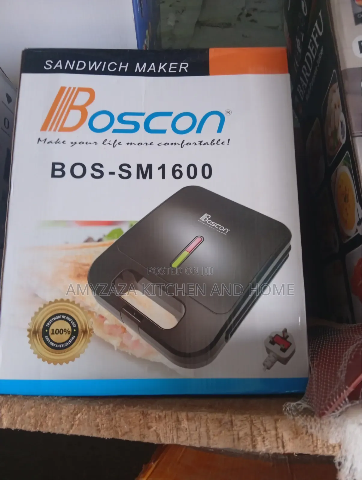 Boscon BOS-SM1600 Sandwich Maker,