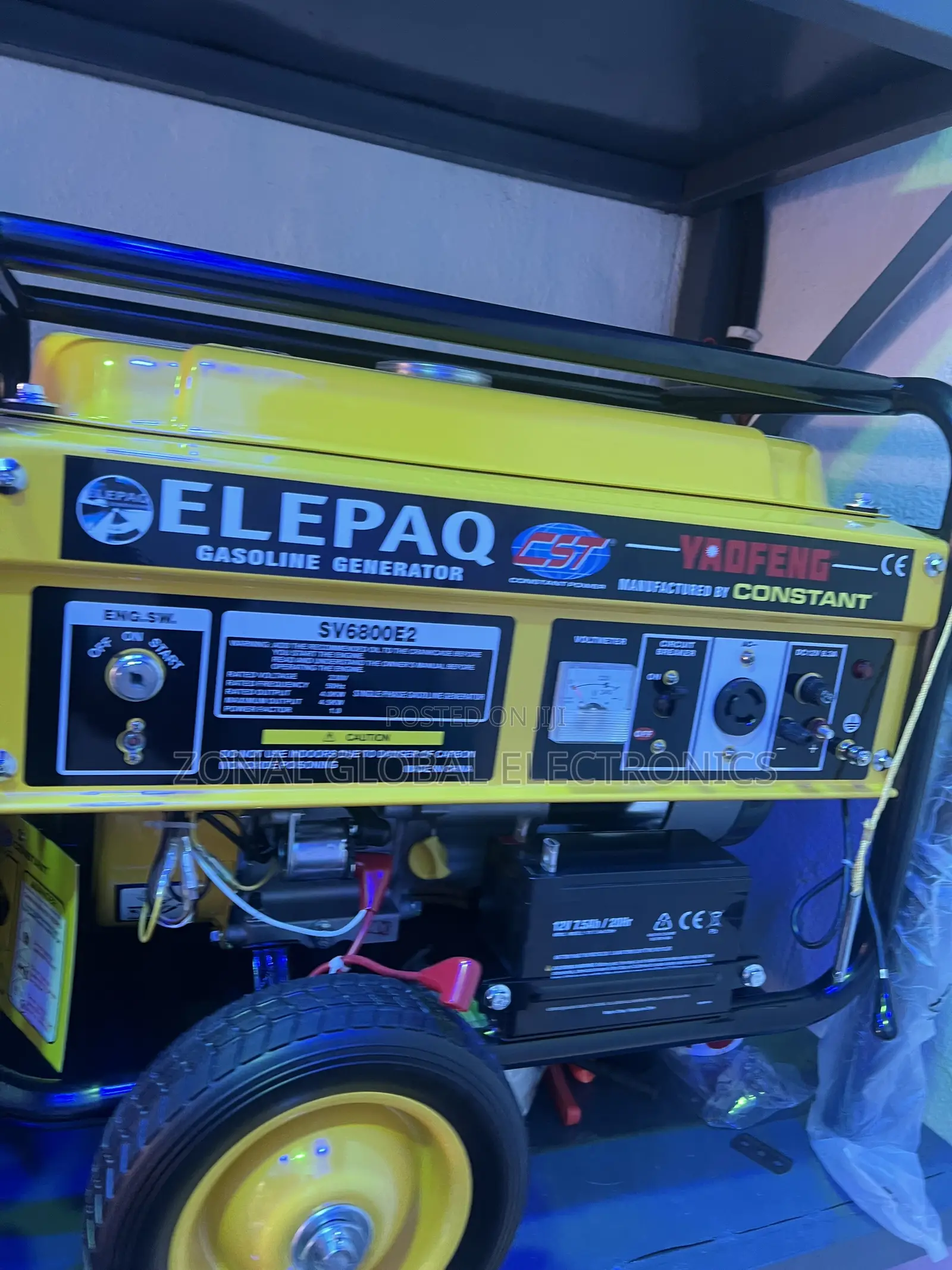 ELEPAQ Constant 4.5KVA Generator Key Start