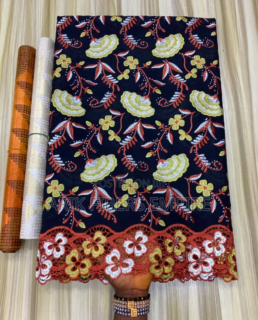 Sweet Swiss Lace Fabrics for Aso_Ebi