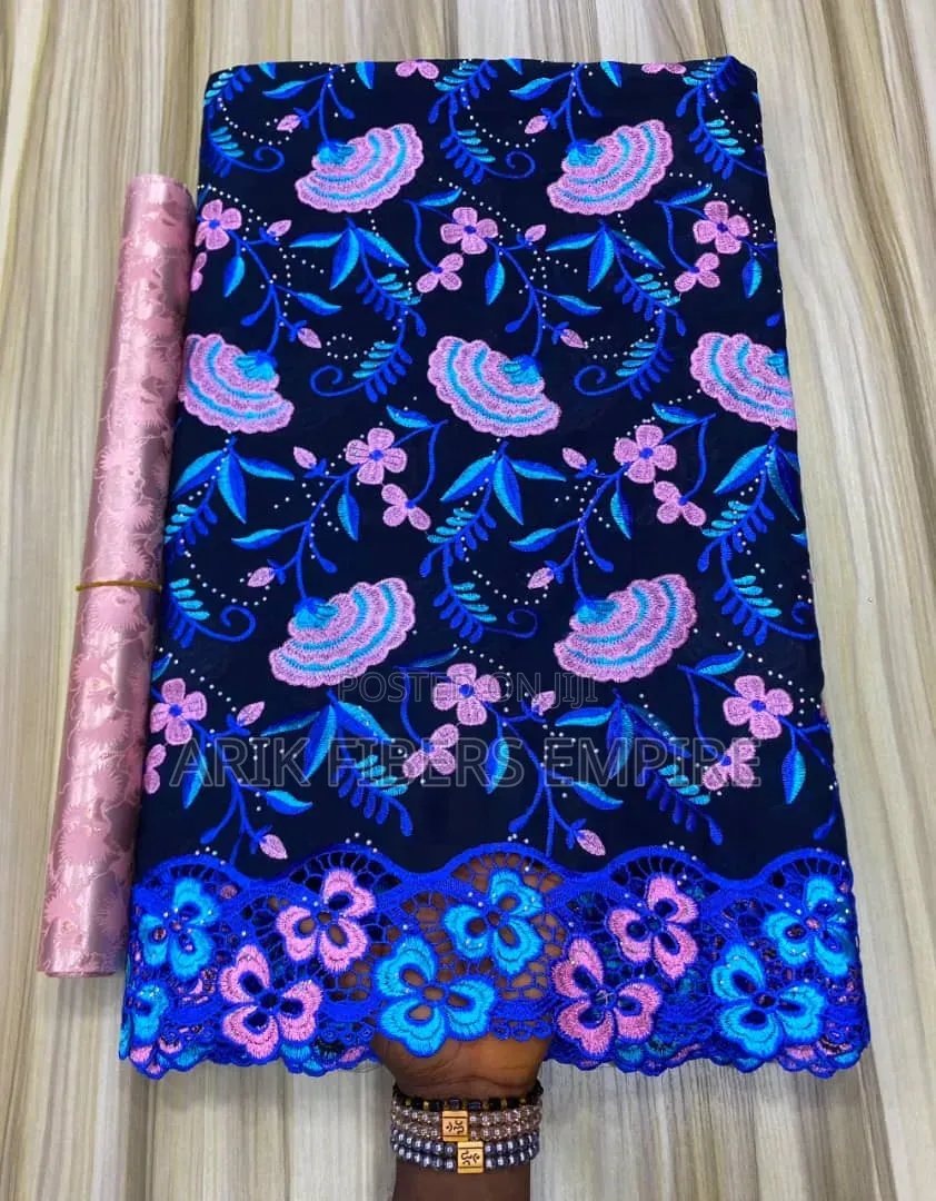 Sweet Swiss Lace Fabrics for Aso_Ebi