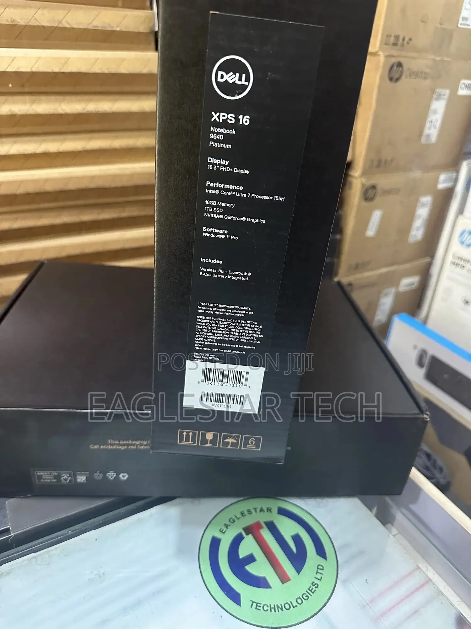 New Laptop Dell XPS 16 9640 16GB Intel Core Ultra 7 SSD 1T