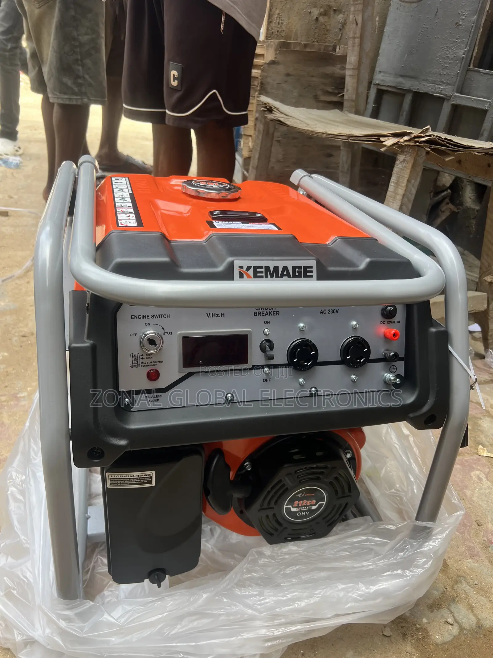 Kemage 58000E2R 5.5KVA Remote Control & Key Starter Generator