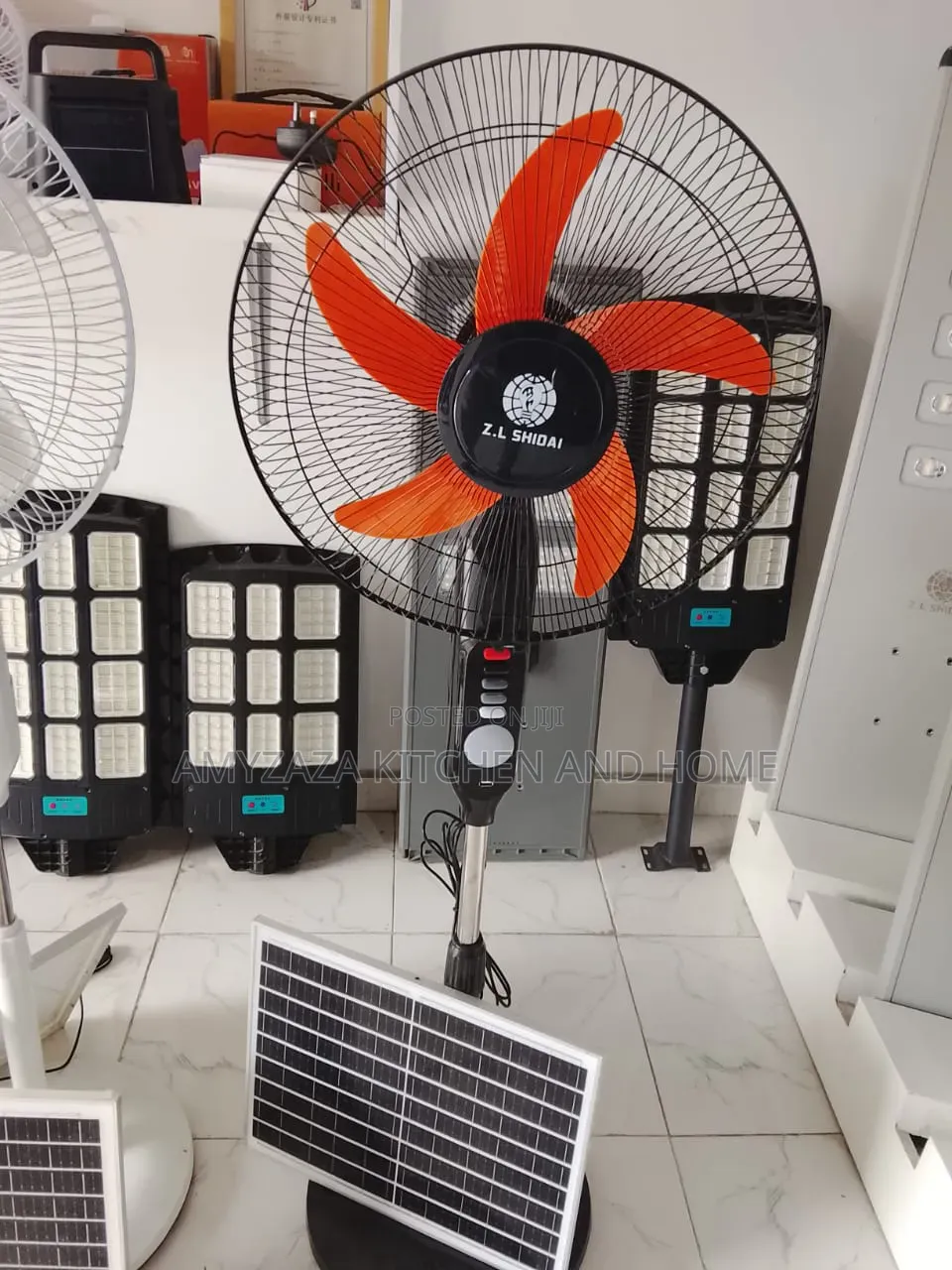 z.l Shidai Zl-198 / Zl-198f Solar Fan.
