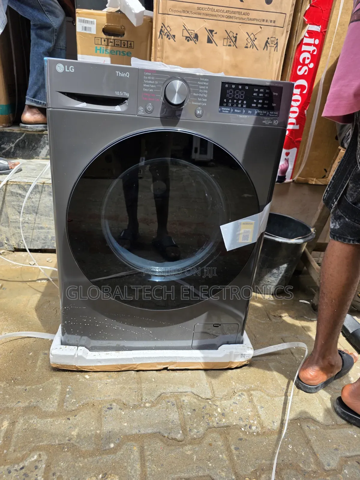 LG 10.5kg Front Load Washing Machine – WM4V5RGPYJE