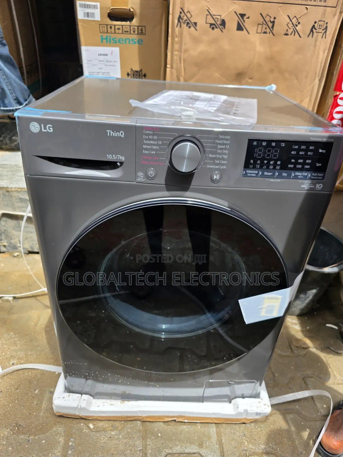 LG 10.5kg Front Load Washing Machine – WM4V5RGPYJE