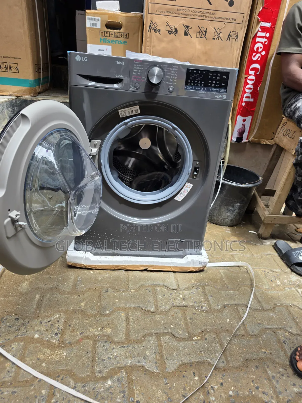 LG 10.5kg Front Load Washing Machine – WM4V5RGPYJE