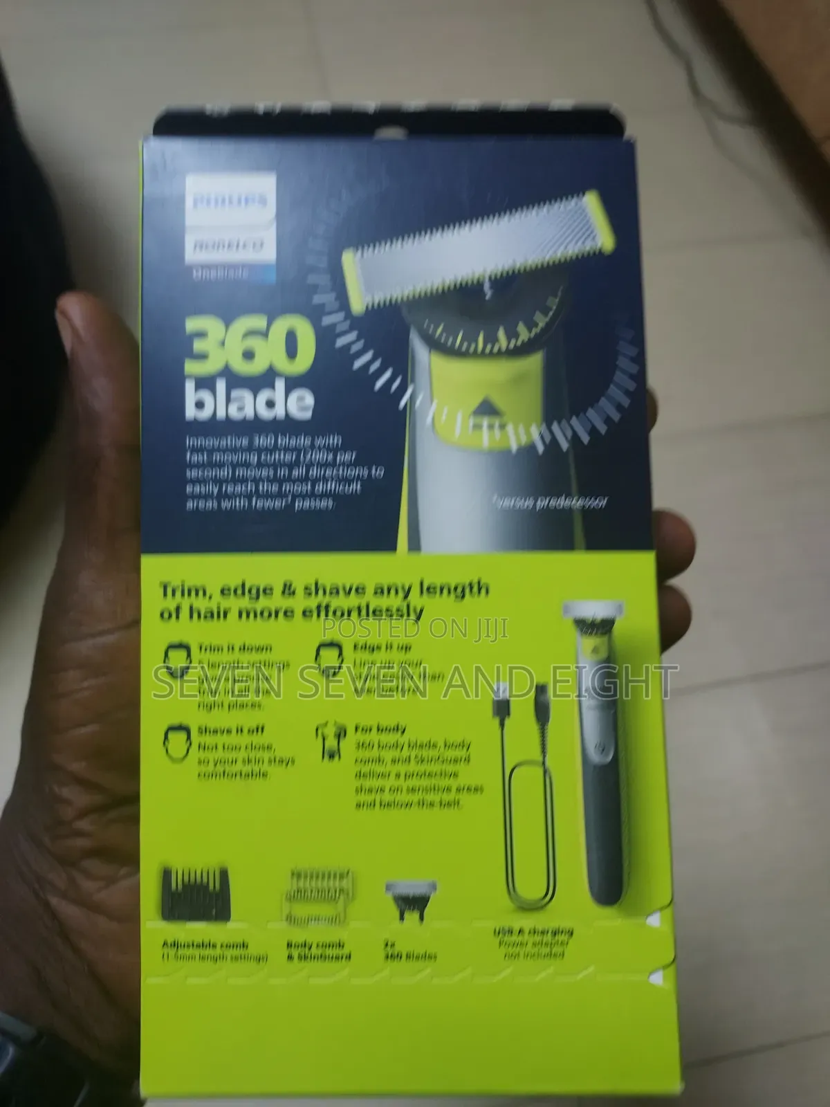 Philips Norelco One Blade Body+Face Trim,edge& Shave QP2834/70