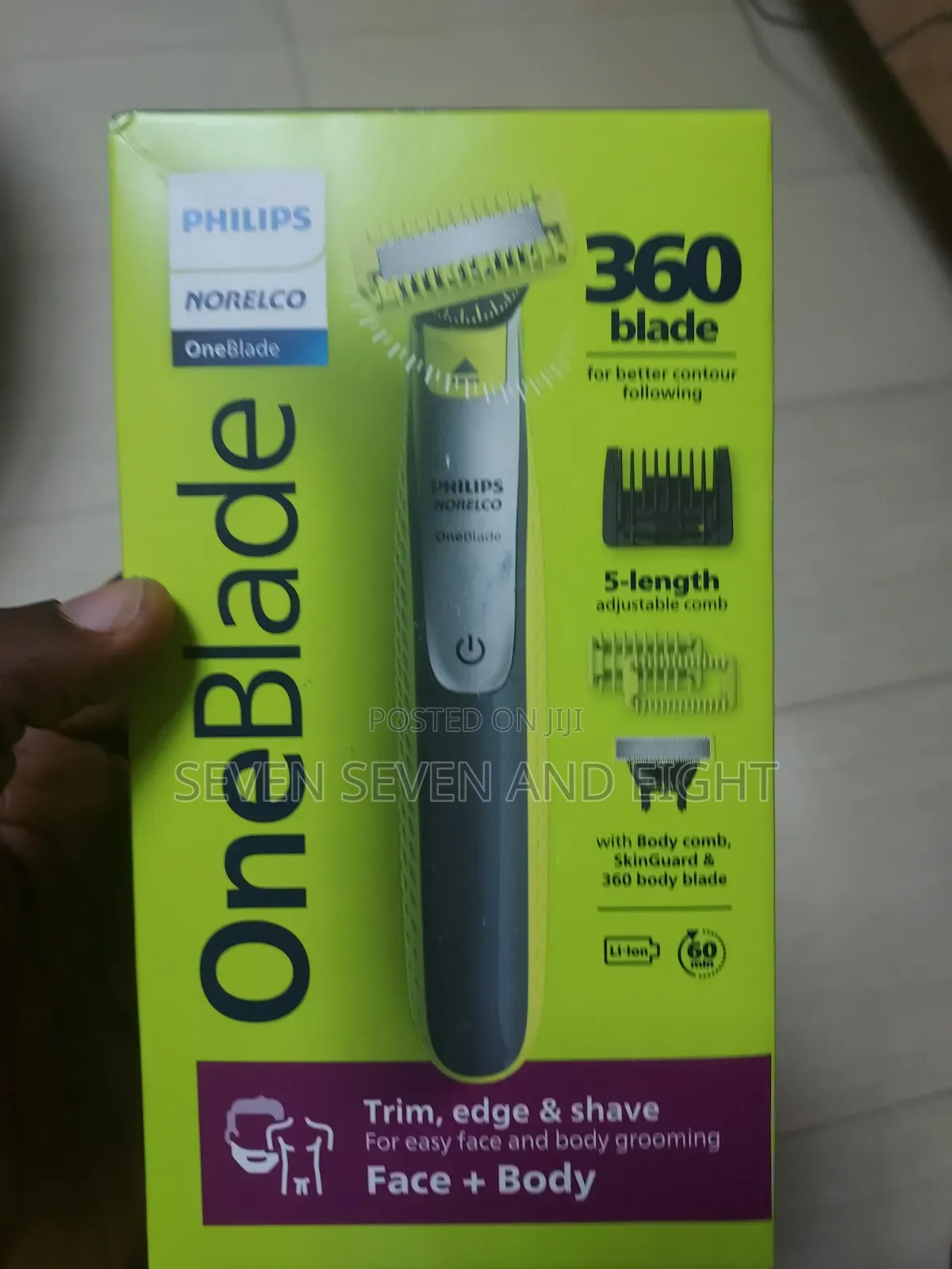 Philips Norelco One Blade Body+Face Trim,edge& Shave QP2834/70