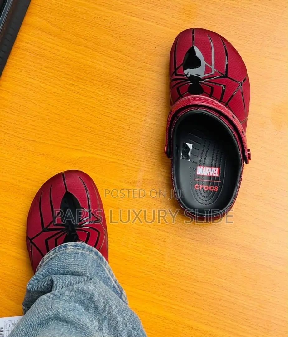 MARVEL X Crocs Spiderman Clogs -Red/Black Spider Edition Unisex Crocs