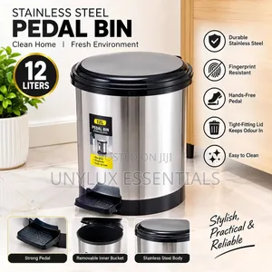 Drum Shaped Pedal Waste Bin