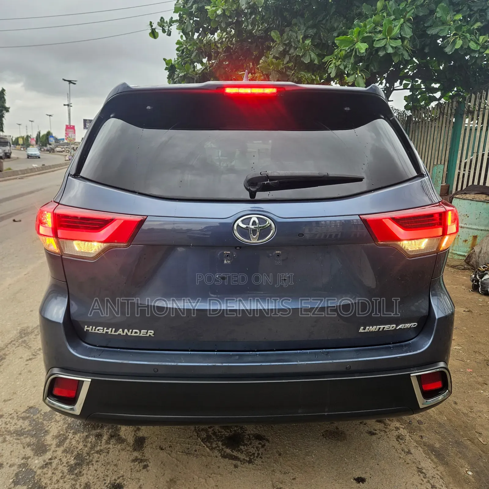 Toyota Highlander Limited Platinum 4x4 V6 (3.5L 6cyl 8A) 2017 Blue