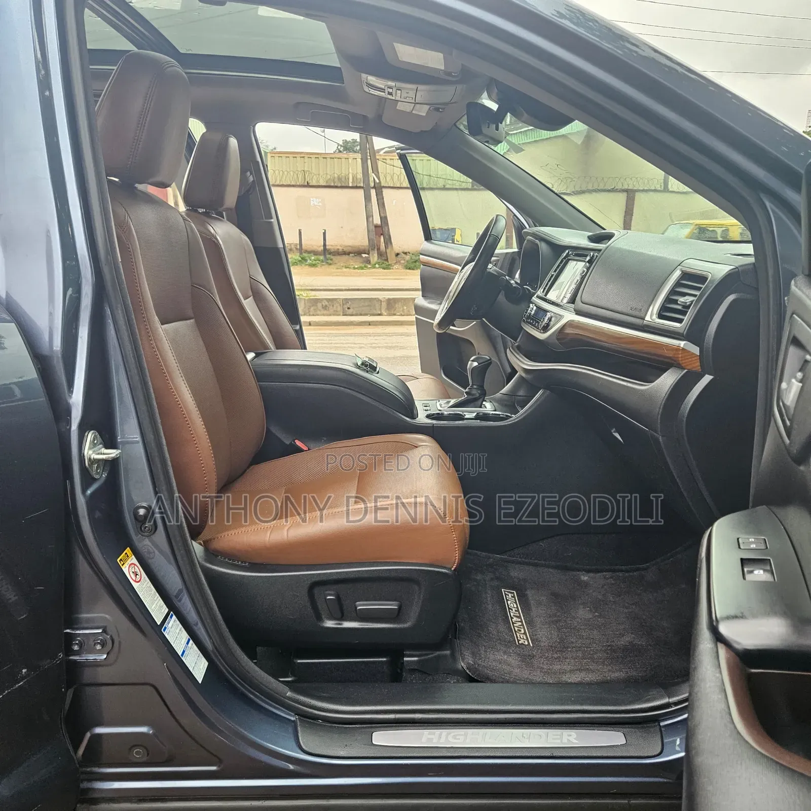 Toyota Highlander Limited Platinum 4x4 V6 (3.5L 6cyl 8A) 2017 Blue