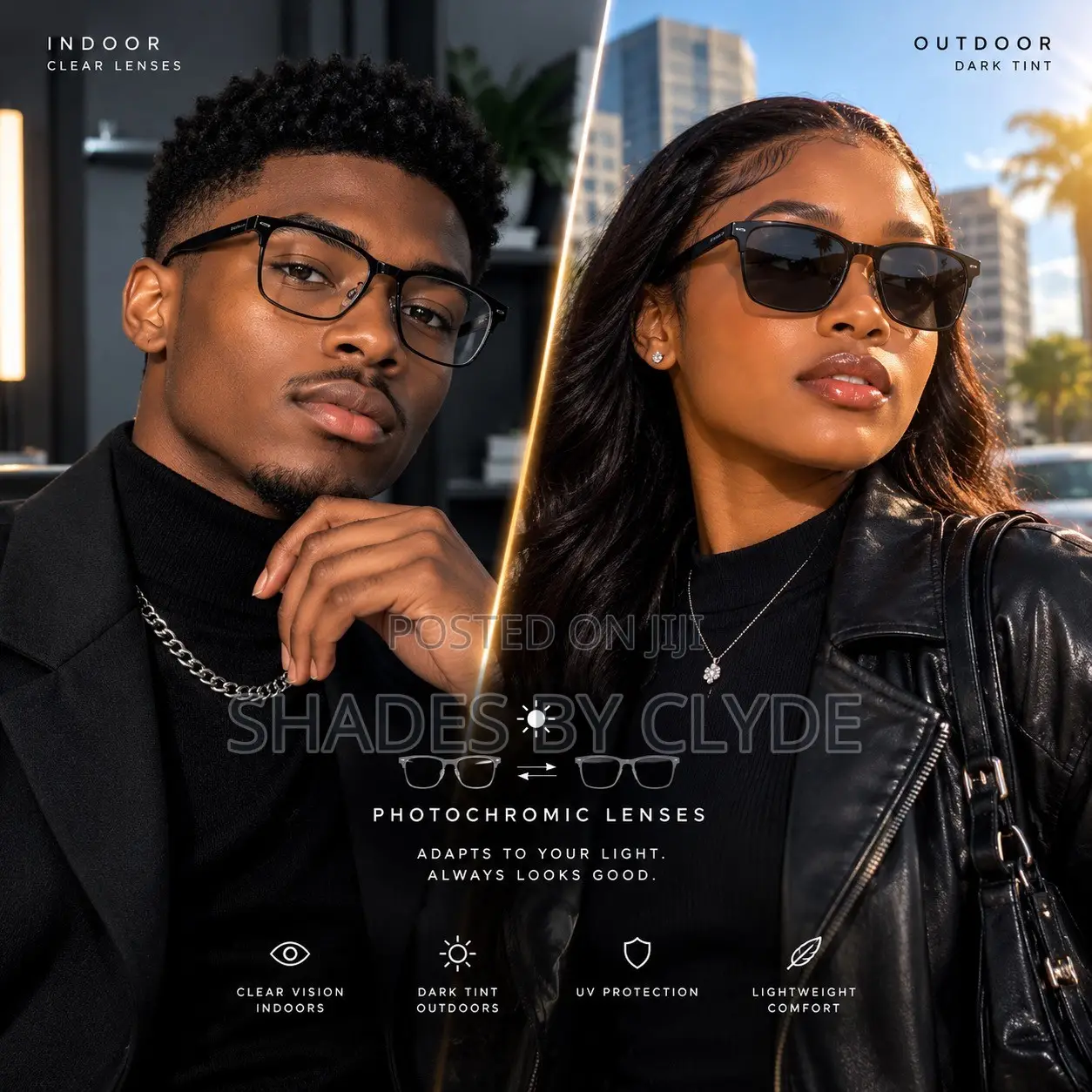 Photochromic Eyeglasses – Transitions From Clear to Tinted