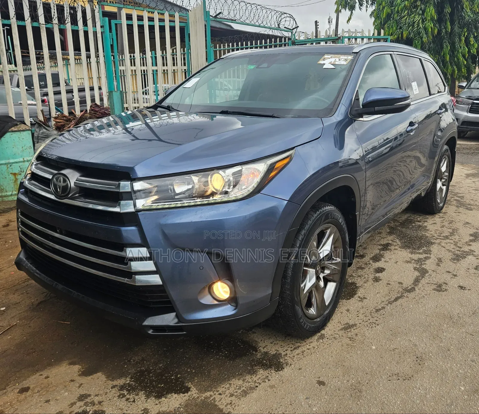 Toyota Highlander Limited Platinum 4x4 V6 (3.5L 6cyl 8A) 2017 Blue
