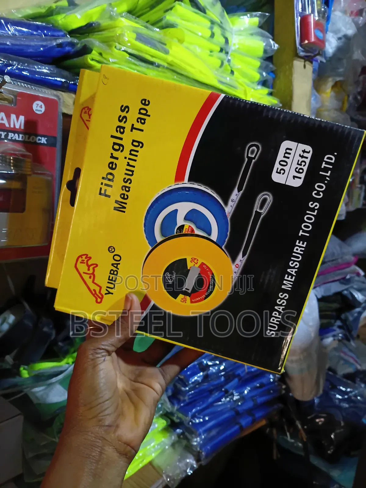 50m Fibre Tape Rule – Long Measuring Tape