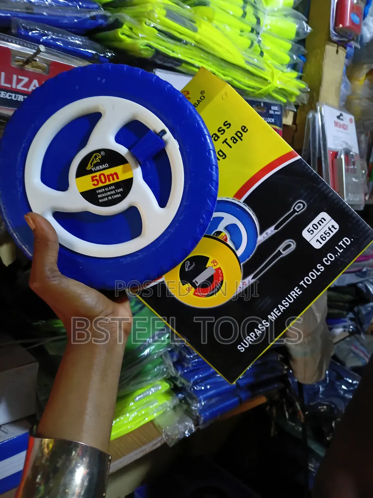 50m Fibre Tape Rule – Long Measuring Tape