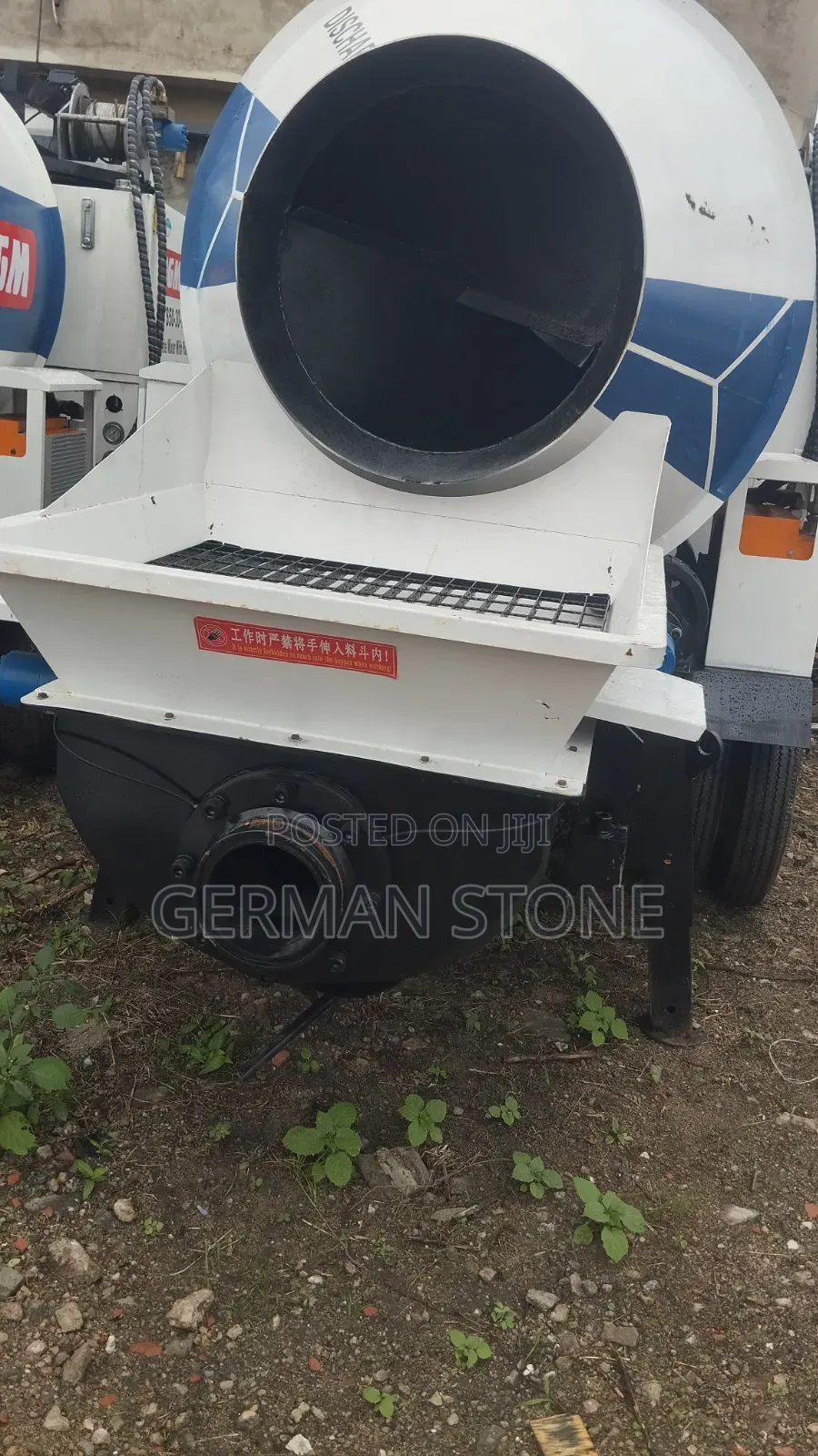 DGM HBTS50-30-78R Concrete Mixer With Pump