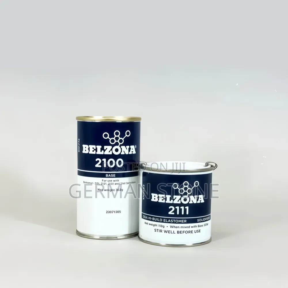 Shows Belzona 2100 Base (Left) and Belzona 2111 D&A Hi-Build