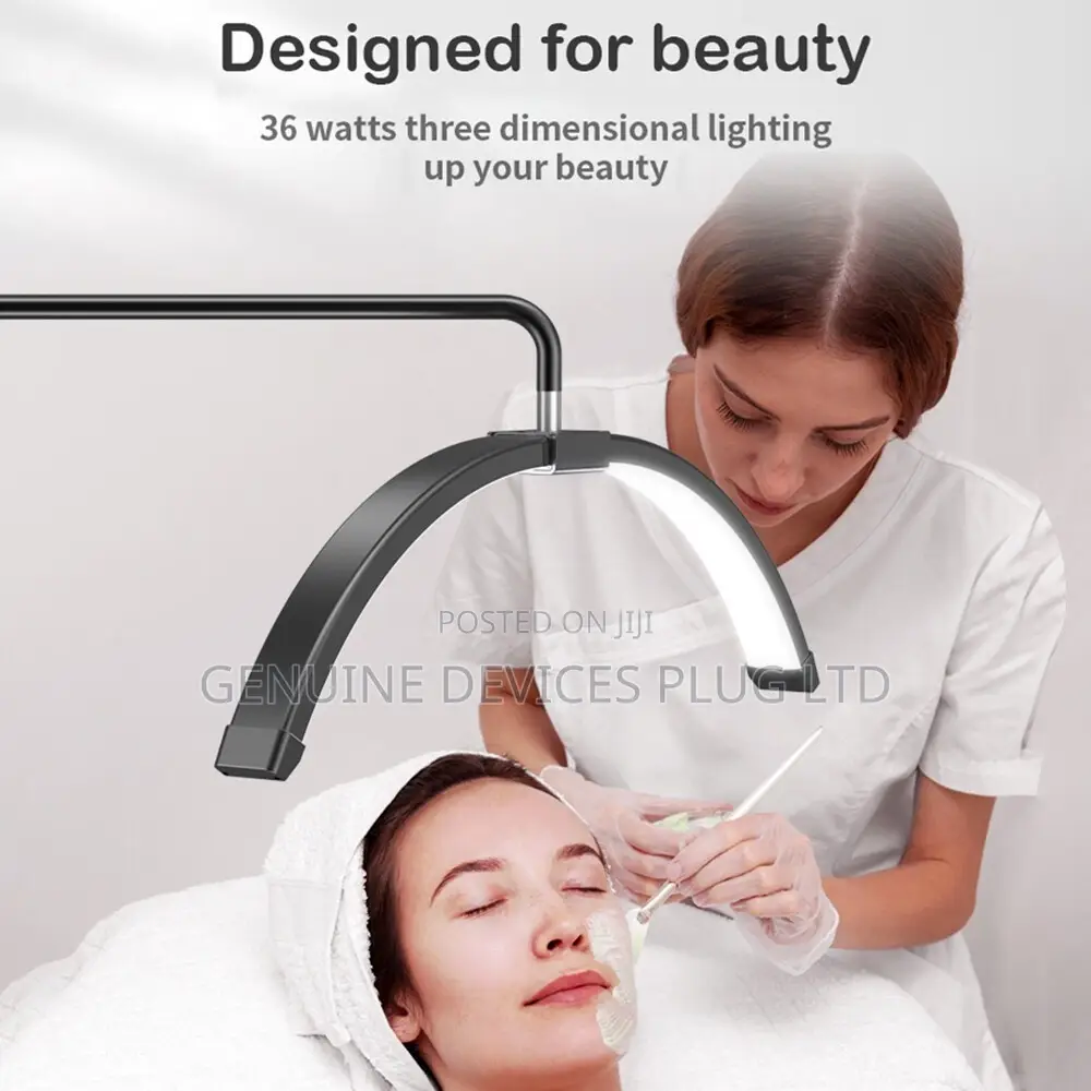 Half Moon Light Floor Lamp for Lash Extensions, Makeup & Beauty Salon