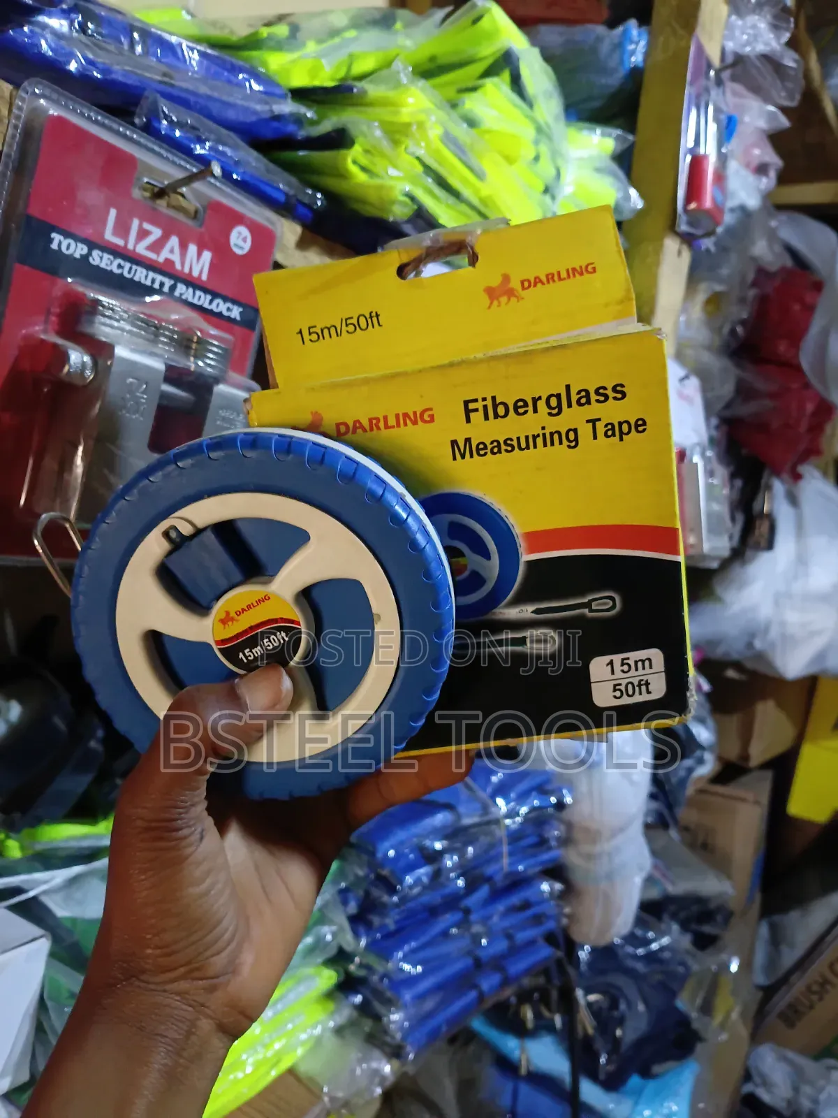  15m Fibre Tape Rule – Long Measuring Tape