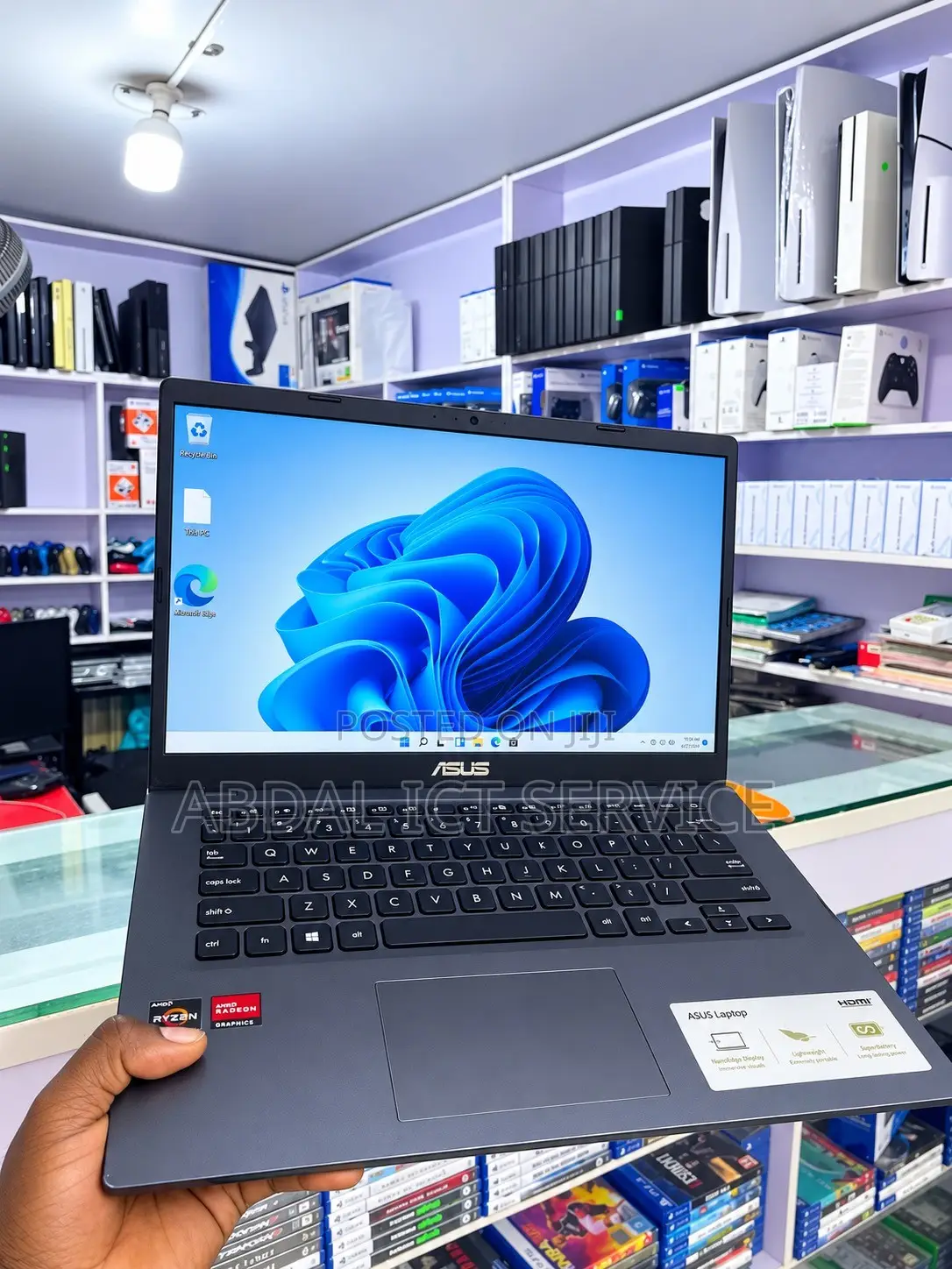 Laptop Asus X415J 8GB AMD Ryzen 3 SSD 128GB