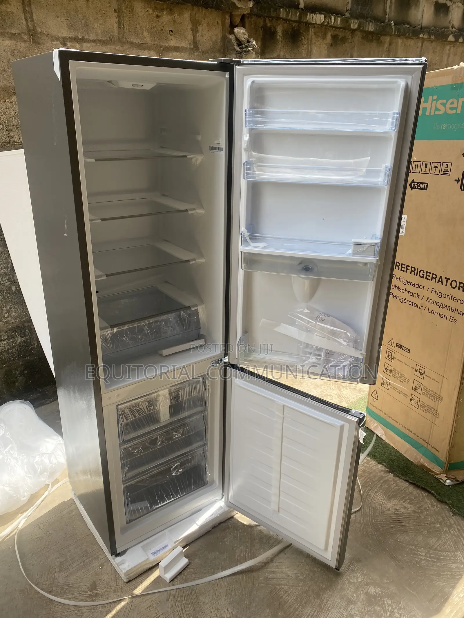 Hisense RD-35DCB 264L Double Door Bottom Freezer Kitchen Refrigerator