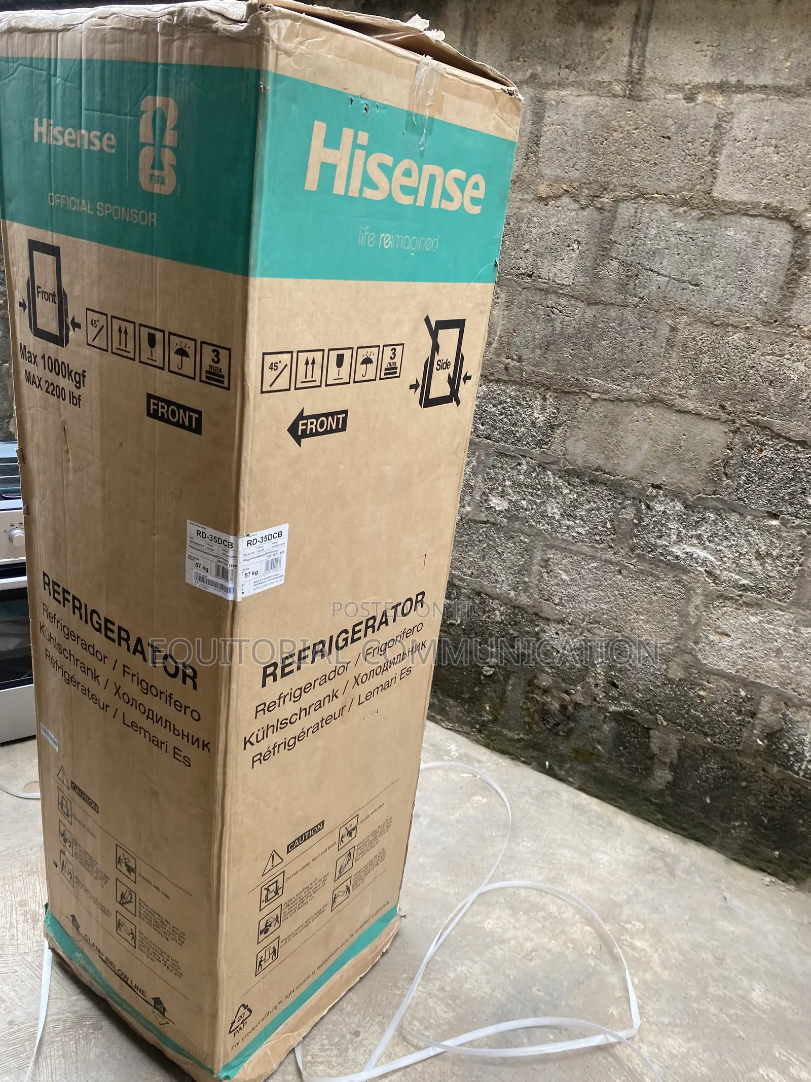 Hisense RD-35DCB 264L Double Door Bottom Freezer Home Fridge