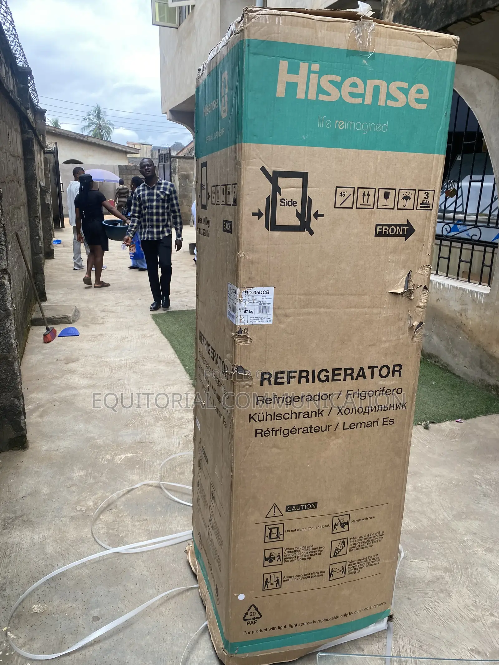 Hisense RD-35DCB 264L Double Door Bottom Freezer Home Fridge