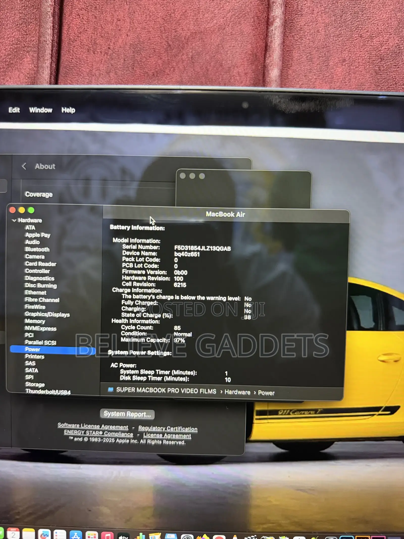 Laptop Apple MacBook Air 2022 M2 8GB Apple M2 SSD 256GB