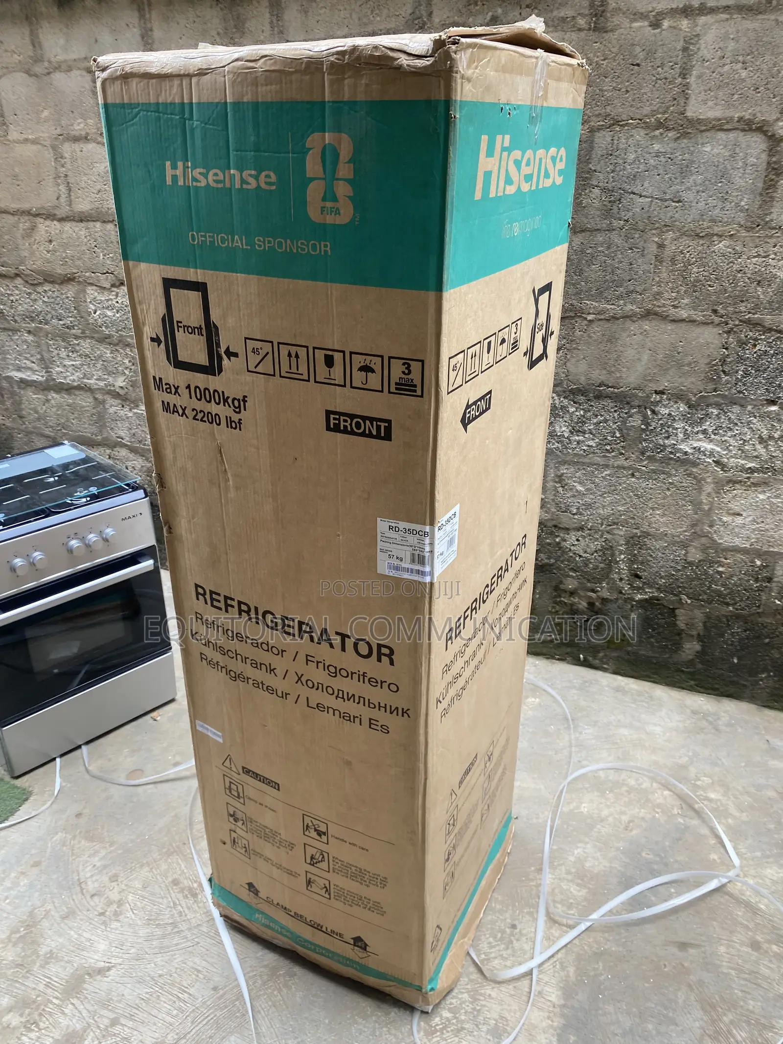Hisense RD-35DCB Double Door 264L Bottom Freezer Storage Refrigerator