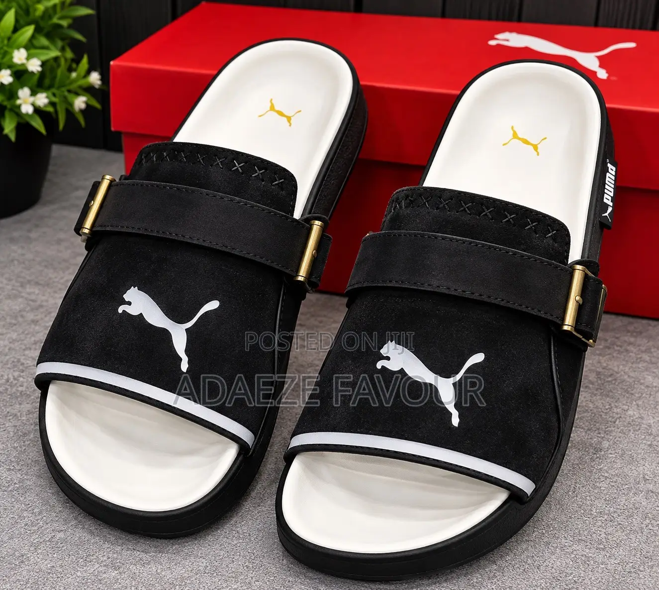 Men’s Puma Suede Slide Sandals – Casual Designer Slippers