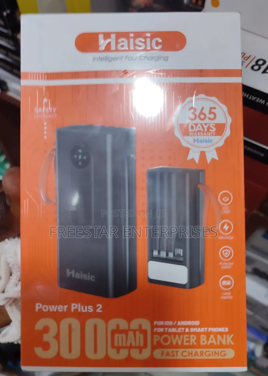 Haisic 30000 mAh Power Bank. Fast Charge.